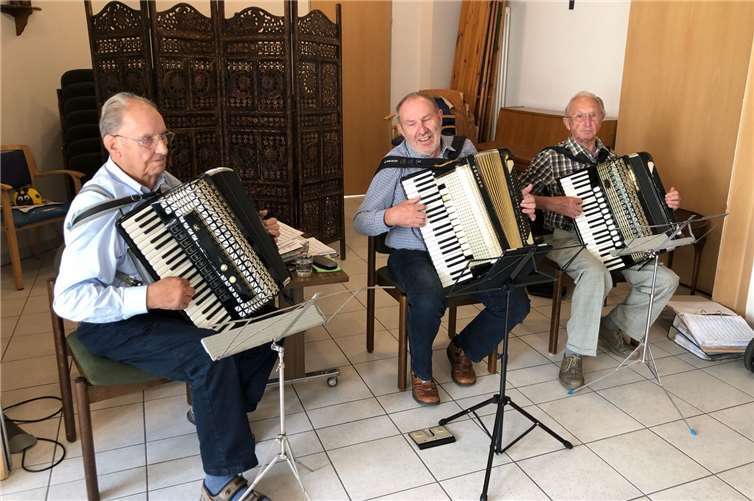 Die Fantastischen Vier: Günther und Erwin Mallmannsowie Klaus Laube, nicht auf dem Foto: Heinz Anheier. privat