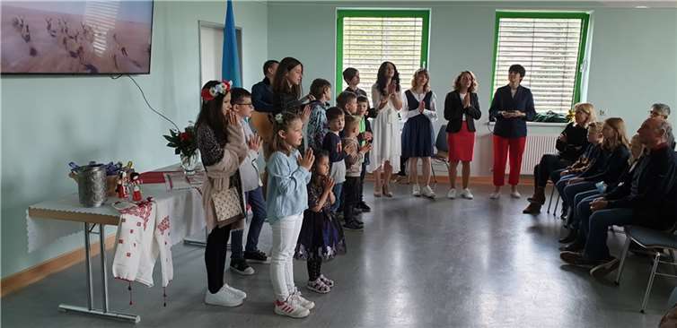 Die Feier zum orthodoxen Osterfest in Löf setzte ein Zeichen der Hoffnung. Foto: Olga Owtschinnikow