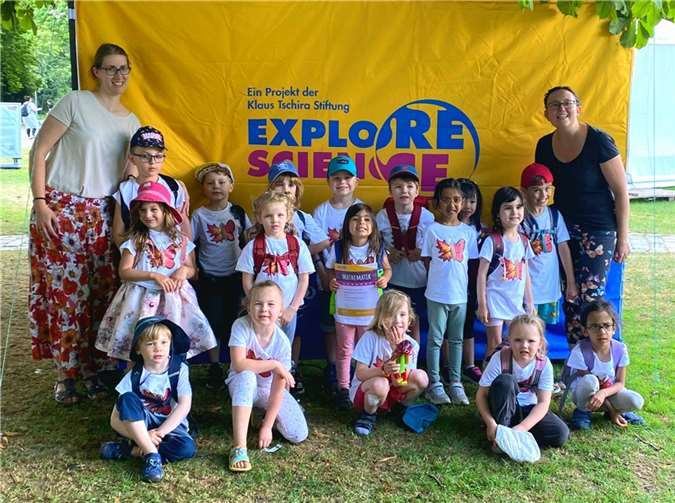 Die Feuerfalterkinder in Mannheim. Quelle: Kita Schmetterlingsgarten
