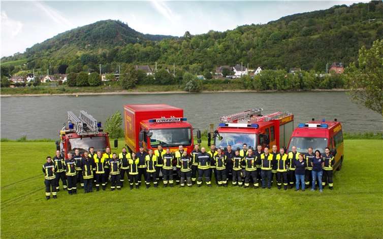 Die Feuerwehr Brohl/Rhein im Jubiläumsjahr.  Foto: privat