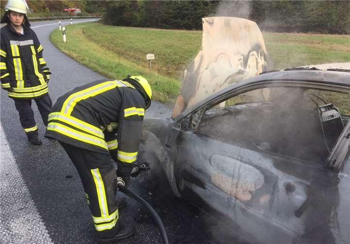 Die Feuerwehr Heimersheim war im Einsatz.