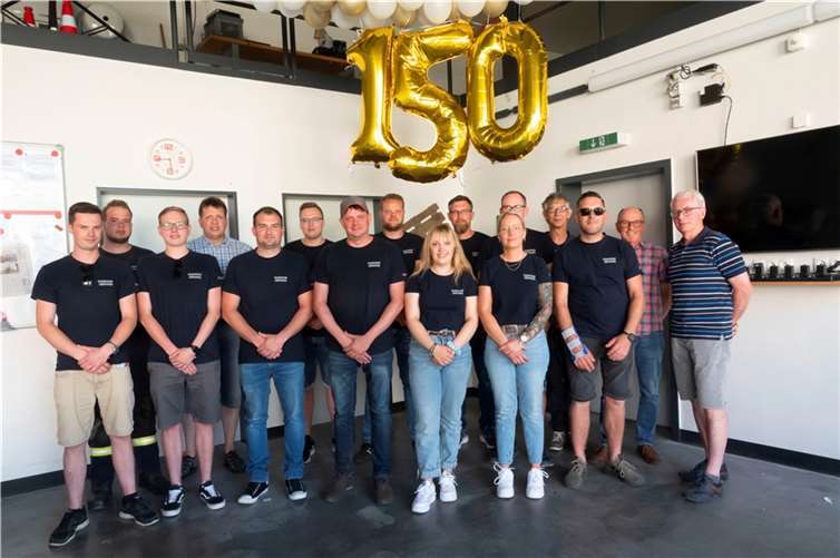 Die Feuerwehr Oberdreis kann auf 150 Jahre zurückblicken. Quelle: Feuerwehr Oberdreis