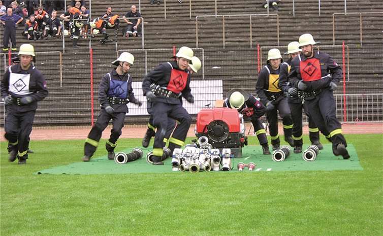 Die Feuerwehr Wachtberg legte sich mächtig ins Zeug. Privat