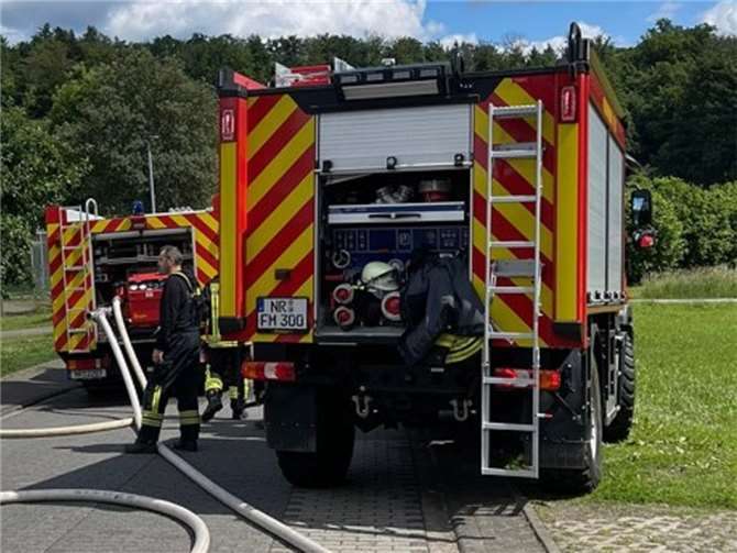 Die Feuerwehr aus Melsbach war im Einsatz. Foto: Feuerwehr VG Rengsdorf-Waldbreitbach