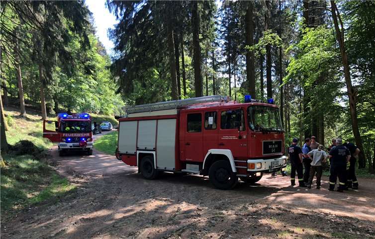 Die Feuerwehr hatte Schwierigkeiten die Brandstelle zu erreichen.