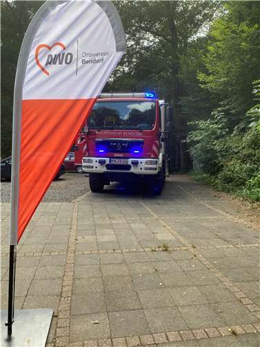 Die Feuerwehr kam. Fotos: privat