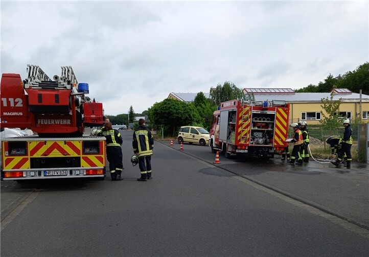Die Feuerwehr war mit 20 Einsatzkräften vor Ort. Foto: privat