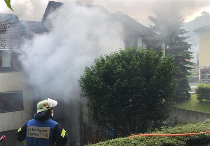 Die Feuerwehr war mit viel Personal im Einsatz.