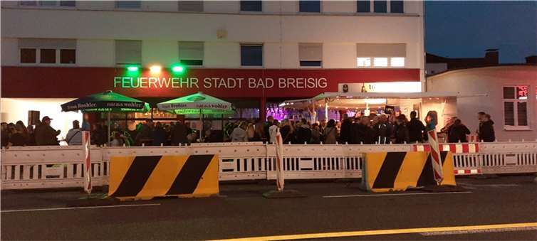 Die Feuerwehr wurde zur Partyhochburg. 