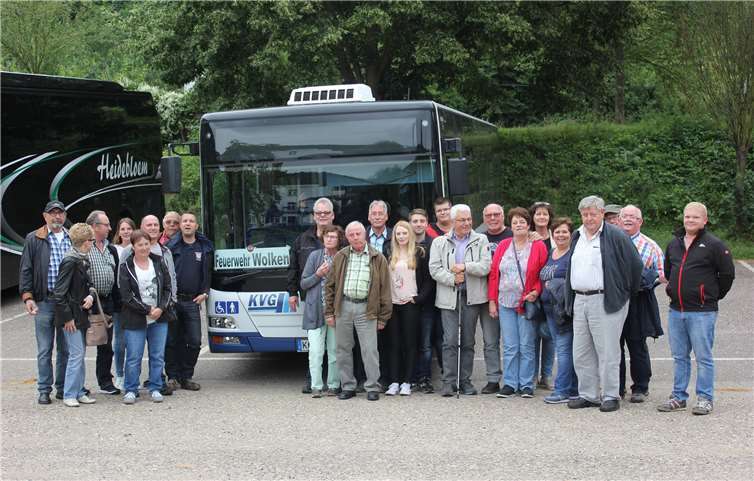 Die Feuerwehrangehörigen aus Wolken gingen auf große Fahrt an die Ahr und genossen einen informativen und unterhaltsamen Ausflug.  Stefan Zander