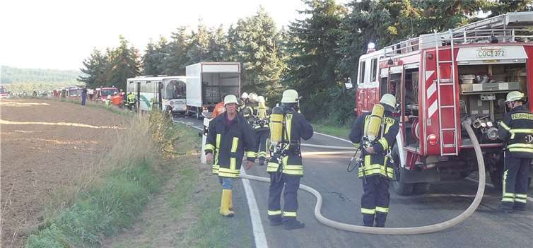 Die Feuerwehren der Verbandsgemeinde Treis-Karden übten den Ernstfall.Privat