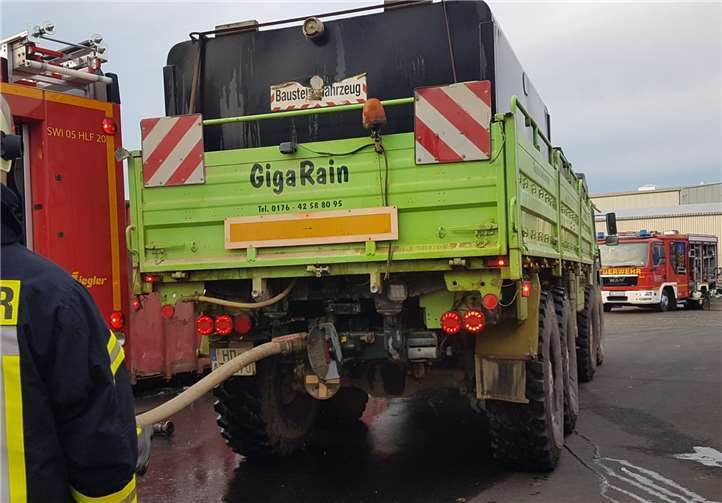 Die Feuerwehrleute waren für die große Hilfe dankbar. Privat
