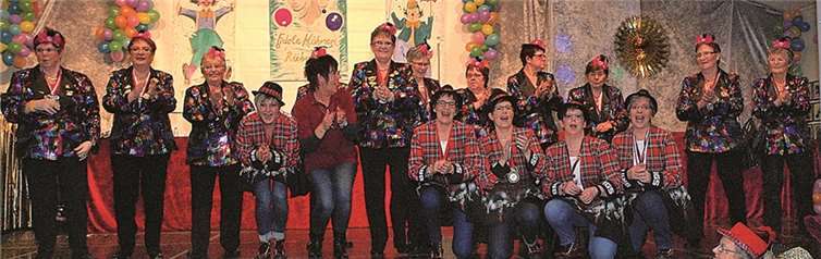 Die „Fidele Möhnen“ erlebten eine tolle Sitzung. HH-Infomedia