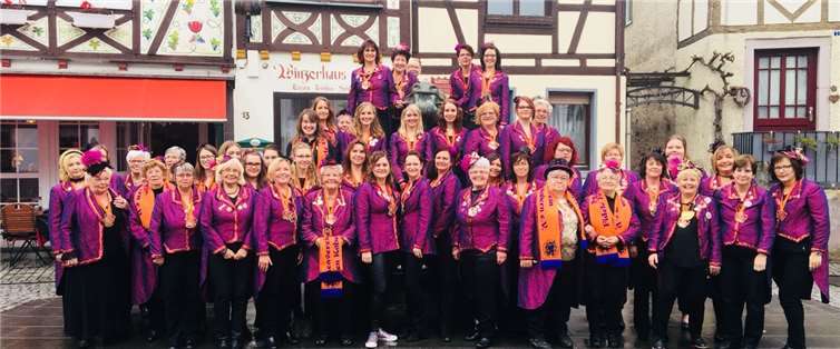 Die "Fidelen Frauen" aus Kobern.Anna Oster