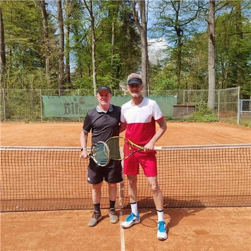 Die Finalpaarung der Herren 60. Foto: TC Steimel