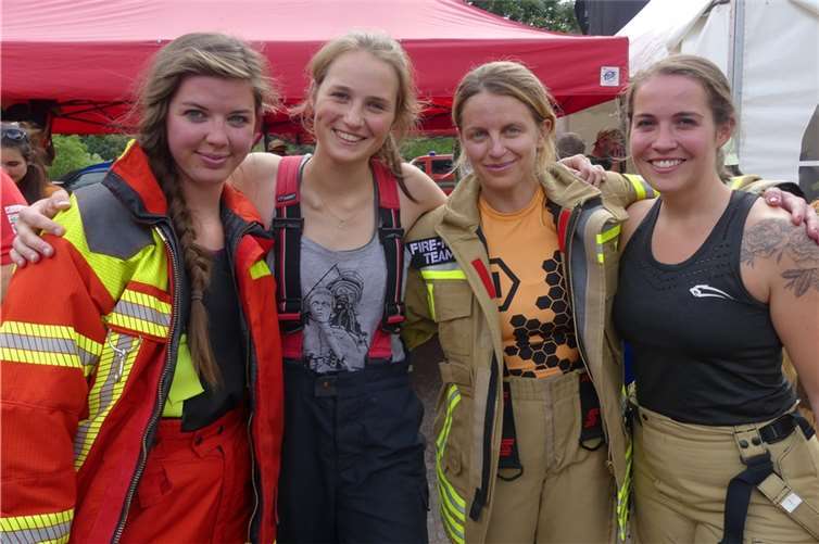 Die Firefighter Challenge ist längst keine Männerdomäne mehr. Auch die Frauen mischen kräftig mit.