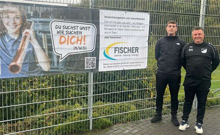 Die Firma Fischer aus Meckenheim unterstützt den SV Alemannia Adendorf.  Foto: privat