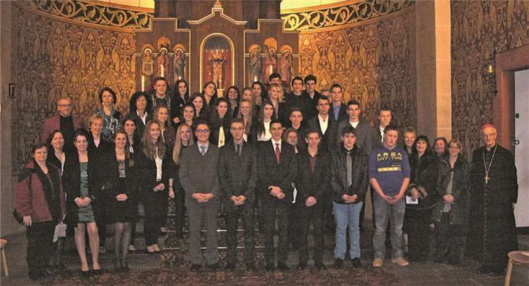 Die Firmbewerber aus Hatzenport, Löf und Kattenes.privat