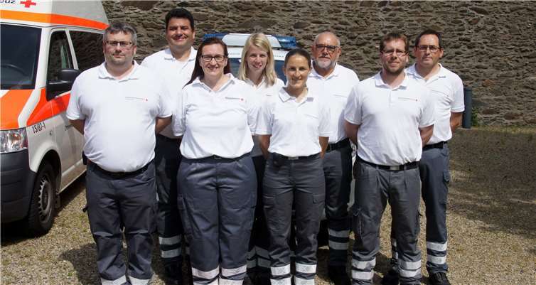 Die First-Responder-Gruppe des DRK-Ortsvereins Rhens. Foto: DRK Rhens