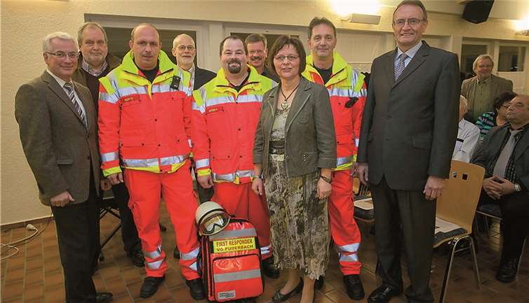 Die First Responder stellen sich in Dürrholz vor.WT