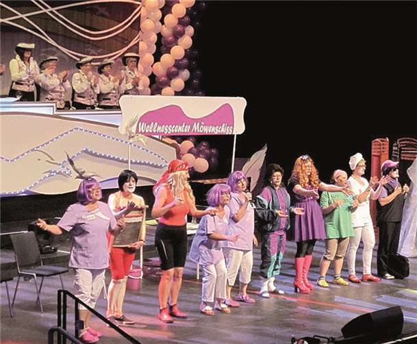 Die Flodders aus der Altstadt fielen im Wellness-Center „Möwenschiss“ ein.