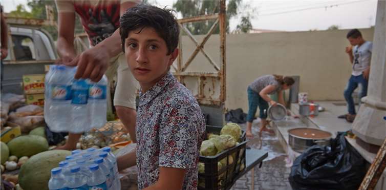Die Flüchtlinge im Irak sind auf Hilfe angewiesen. Schon ein kleiner Beitrag kann helfen. Copyright Caritas international