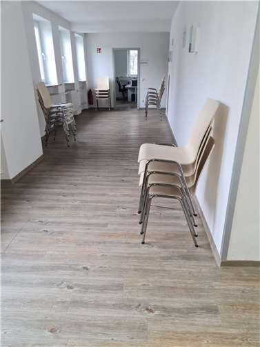 Die Flure sind leer, das IZ ist geschlossen: In IZ Niederbieber wird eingeräumt.  Foto: Kreisverwaltung Neuwied