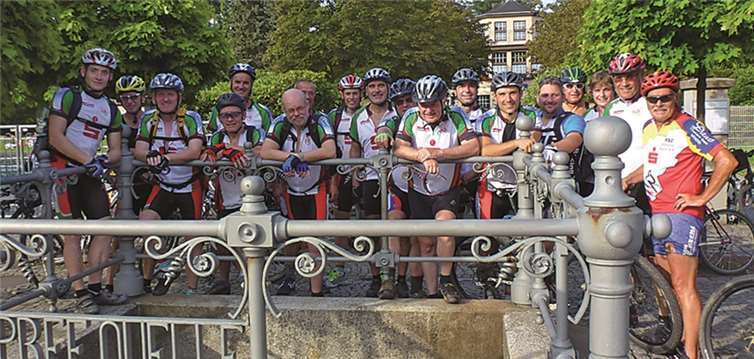 Die Flusstour der Mayener Radsportler führte entlang der Spree bis nach Berlin. privat