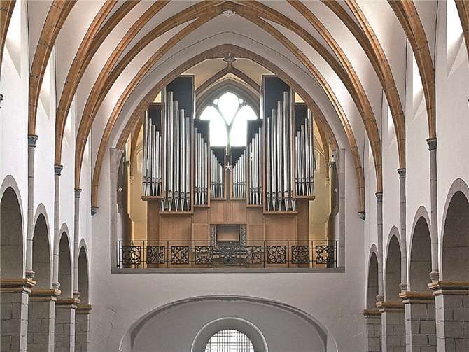 Die Förster&Nicolaus Orgel in der Florinskirche.privat
