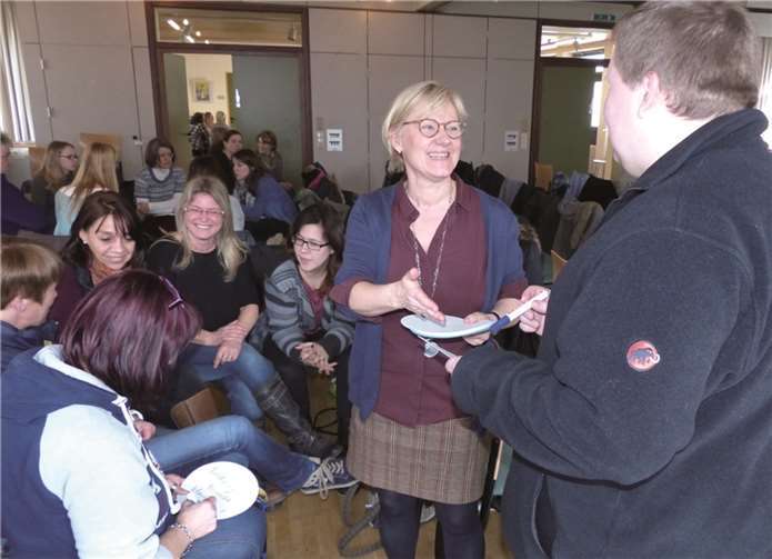 Die Fortbildungsveranstaltung sorgte für regen Austausch und eine Menge neuer Denkanstöße in Hinsicht auf Bildungskonzepte im Kindergarten.privat