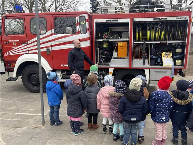 Die Fragen aller Kinder wurden beantwortet.  Foto: Kita Allerheiligenberg