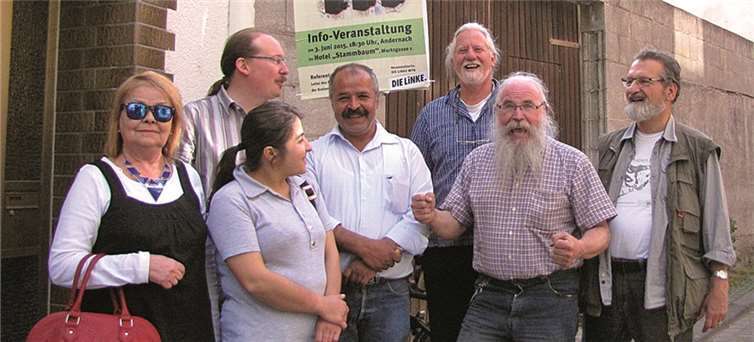 Die Fraktion Ich tu’s / DIE LINKE bei der Veranstaltung in Andernach. Privat