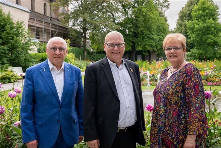 Die Fraktion der Wählergruppe Schängel: v.li. Manfred Diehl, Torsten Schupp und Anne Plato. Foto: WGS