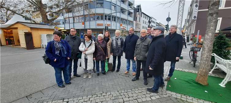 Die Fraktionen von CDU, Bündnis90/Die Grünen und FWG vor Ort. Foto: privat