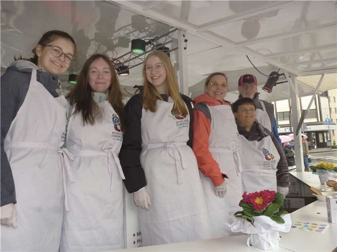 Die Frankfurter Spezialität wurde vom Lokalen Teilhabekreis verteilt.