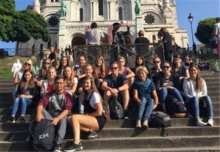 Die Französisch-Leistungskurse vom Goethe-Gymnasium bei ihrer Wochenendexkursionin Paris. Goethe-Gymnasium Bad Ems
