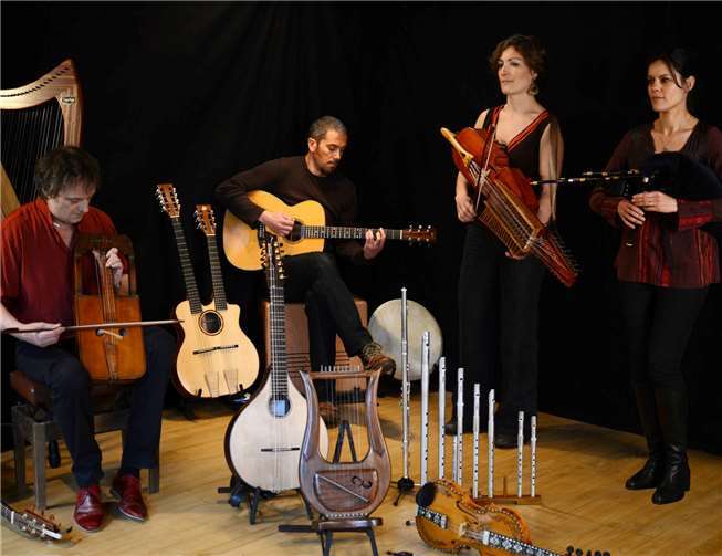 Die Französische Folkgruppe Boann.Foto: privat