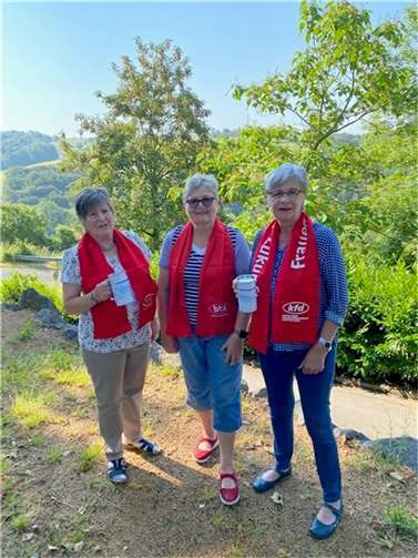 Die Frauen der kfd Linz zeigten großen Einsatz für einen guten Zweck.  Foto: kfd Linz
