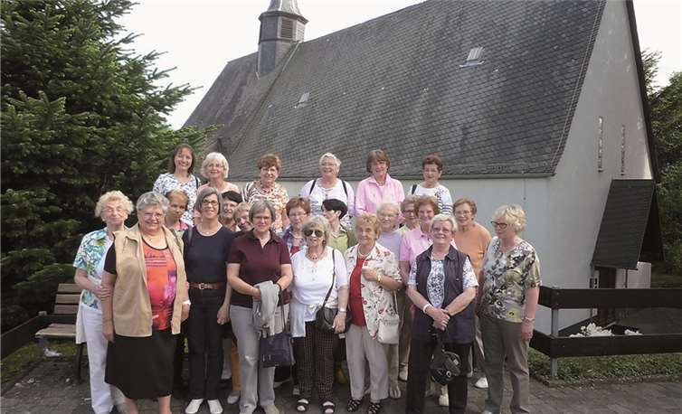 Die Frauen der kfd St. Matthias verbrachten einen gemütlichen Tag in Verscheid. privat