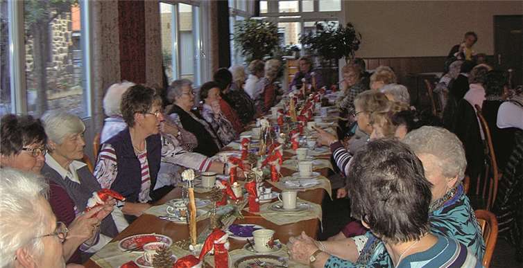 Die Frauen des Männerchores hatten viel Freude an diesem Nachmittag. Privat