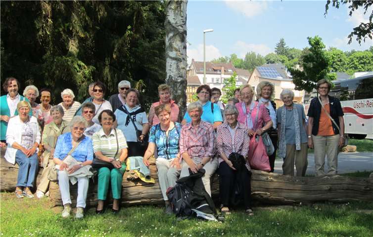 Die Frauen genossen den schönen Tag bei bestem Wetter. privat