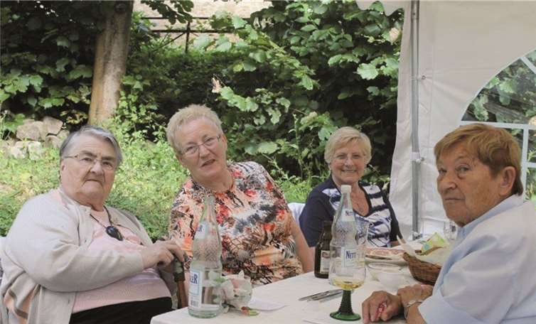 Die Frauen hatten wieder viel Spaß bei ihrem Grillnachmittag.privat