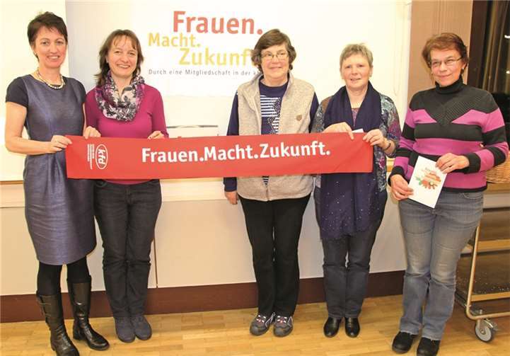 Die Frauen präsentierten die neue Kampagne „Frauen. Macht. Zukunft“. privat