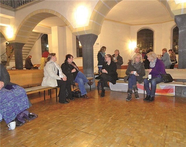 Die Frauen redeten darüber, was sie in Bezug auf das Thema „Gewalt gegen Frauen“ bewegt.privat