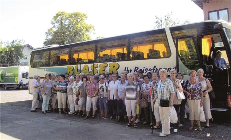 Die Frauen verlebten einen schönen Sommertag in Limburg.privat
