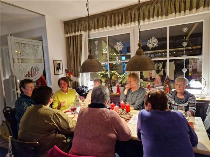 Die Frauen verweilten in einem schönen Restaurant. Fotos: privat