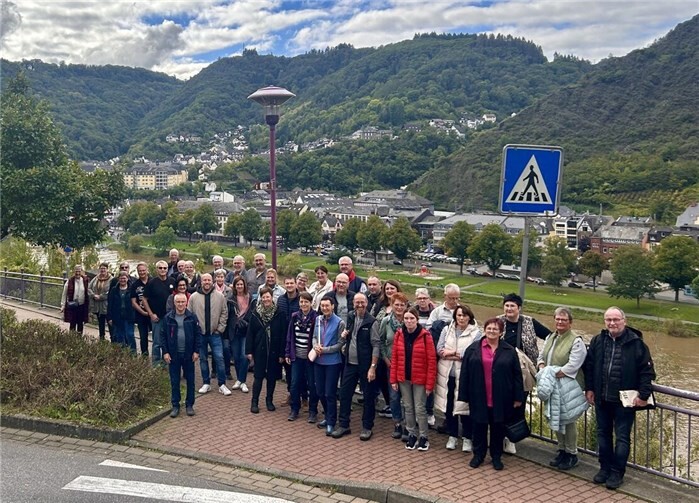Die Freie Wählergruppe Trimbs “Auf den Spuren eines Rheinländers.“ Foto: Stefan Kickertz 