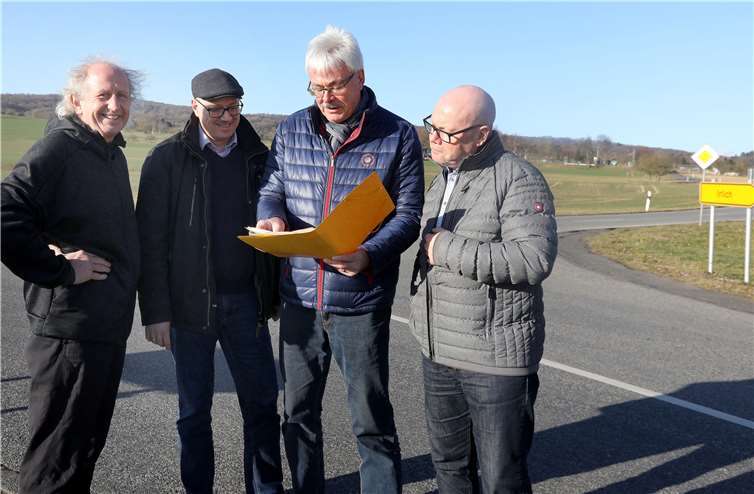 Die Freie Wählergruppe beim Ortstermin in Irlich.Foto: privat