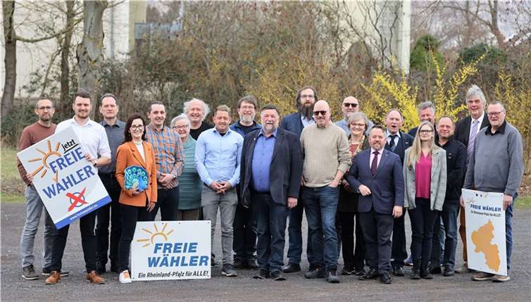 Die Freien Wähler Neuwied haben ihre Kreistagsliste aufgestellt.  Foto: Freie Wähler Neuwied