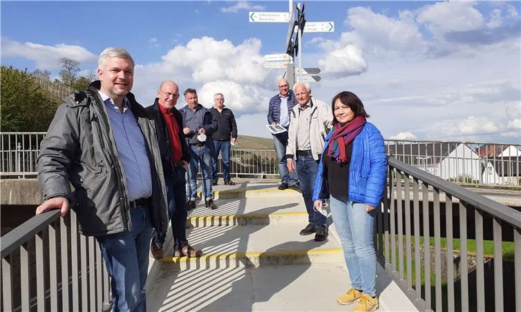 Die Freien Wähler bei ihrem Ortstermin.Foto: privat